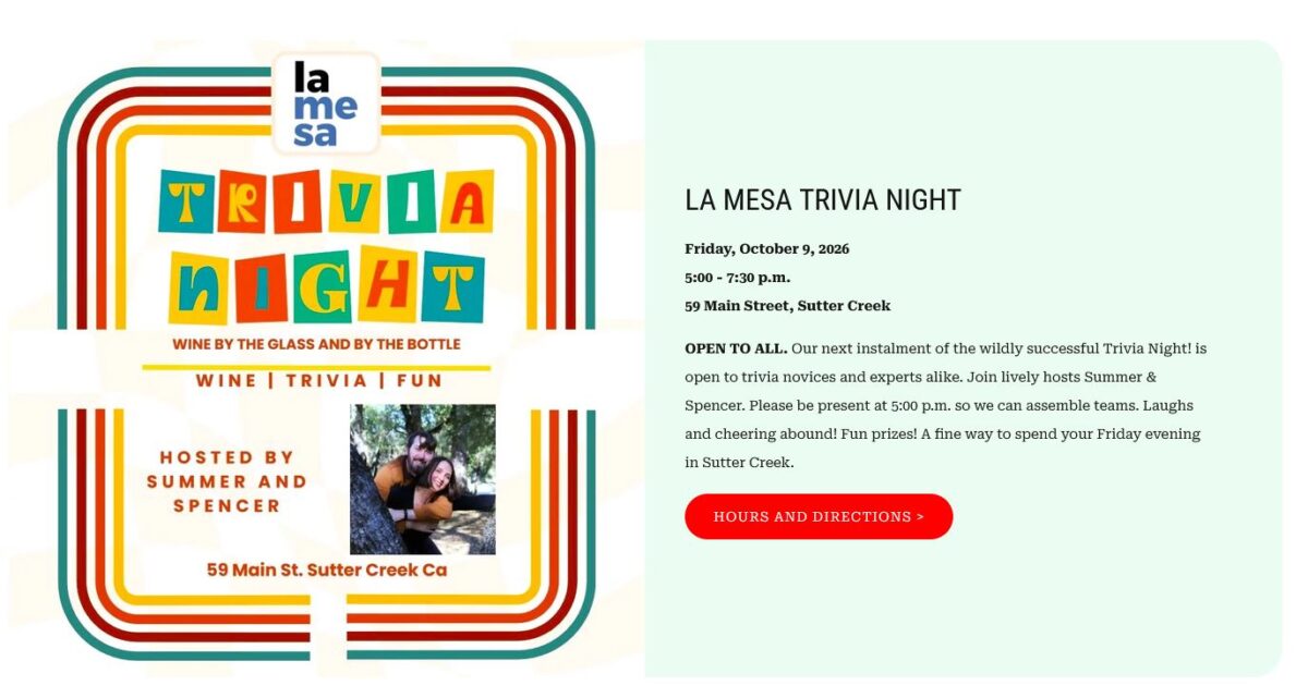 la mesa trivia night